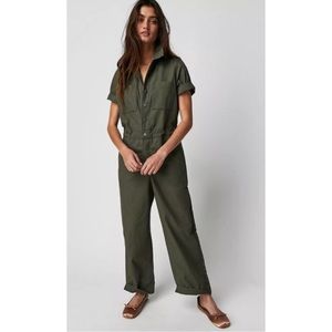 LEVIS ARMY GREEN Short Sleeve Army Boilersuit